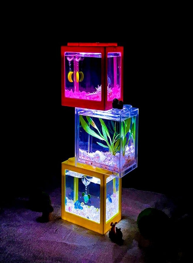 Flylin 4PCs 5V USB Aquarium Light, Smal Decoration LED Lighting Lamp, Aquarium Water Plant Light for Desktop Fish Tank Indoor Water Garden (Colorful) - Image 2